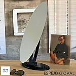 ESPEJO G OVAL BLANCO