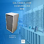 CAJONERA CON BANDEJAS DE 10 P