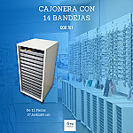 CAJONERA CON BANDEJAS DE 12 P