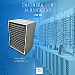 CAJONERA CON BANDEJAS DE 18 P