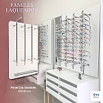 PANEL LAQUEADO CON ESTANTE