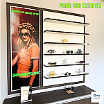 PANEL MEL BLANCA CON 6 ESTANTE